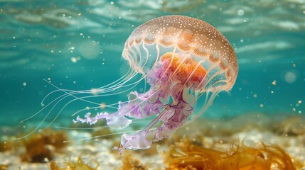 jellyfish in ocean water