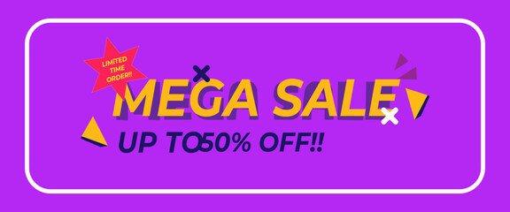 mega sale banner business