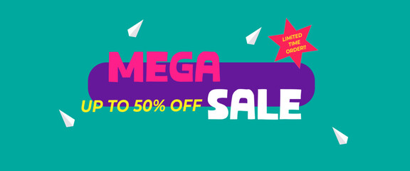 mega sale banner deal