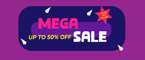 mega sale banner store