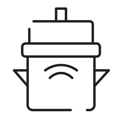 Technology Pot Home Line Icon