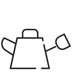 Farming Watering Can Line Icon