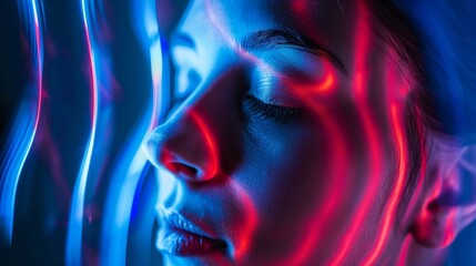 Join the biohacking movement with circadian lighting harnessing the power of light to optimize your mind and body. . - obrazy, fototapety, plakaty