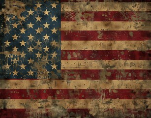 Fototapeta na wymiar Usa Flag Background 