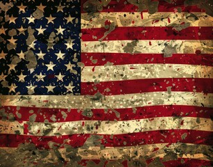 Fototapeta na wymiar Usa Flag Background 