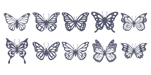 Butterfly Silhouette Aesthetic