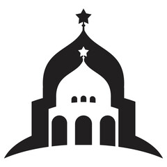 Mosque Silhouette Vector