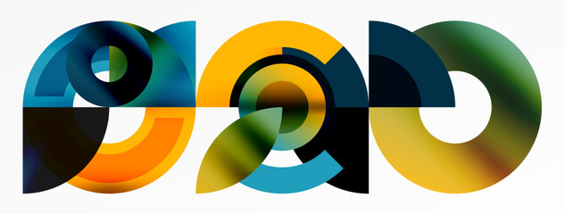 The logo features an artistic font with the letter O made up of colorful circles on a white background, creating a pattern with symmetry and graphic appeal