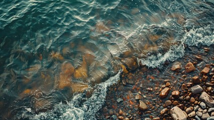 Salmon along the edges of Lake Superior - obrazy, fototapety, plakaty