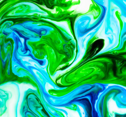 Abstract paint background. Beautiful abstraction of liquid paints