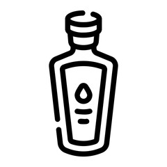 massage oil Line Icon