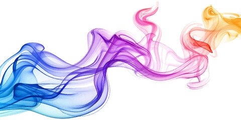 Colorful abstract smoke vector background