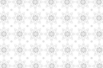 Classical Luxury Damask Seamless Pattern Vector Background Template