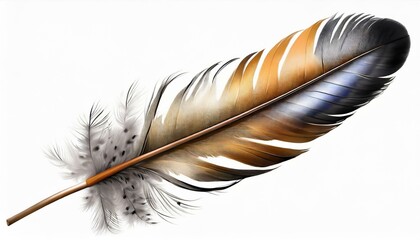 feather on the background, A sleek and contemporary marble and feather design on a large panel,