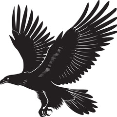 eagle silhouette illustration