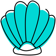 Shell Scribble Icon