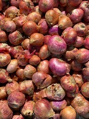 Red Onion in the market 