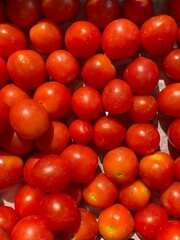 Tomato at market vegetable fresh