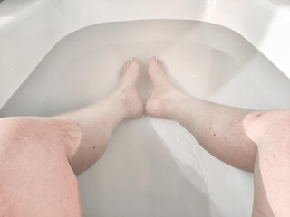 feet in bath