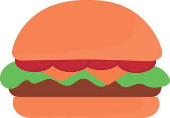delicious burger design for backgrounds or advertisements, textures