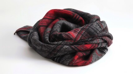 A scarf with hidden pockets to securely store a personal safety alarm or pepper spray. .