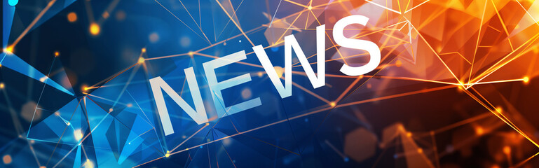 Banner for news feeds and headlines for TV or Internet needs