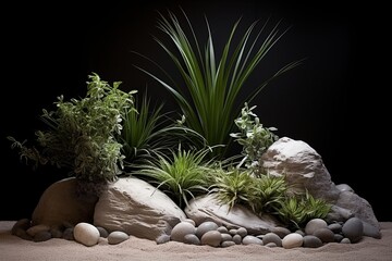 Minimalist Zen Rock Garden Inspirations: Meditative Space with Select Minimalist Plants