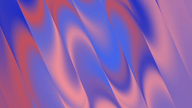 Gradiant Motion Graphics Loop, smooth fluid blurry wave peach fuzz and blue color,. High quality 4k footage