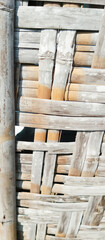 Fototapeta na wymiar woven bamboo wall