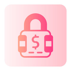 lock gradient icon