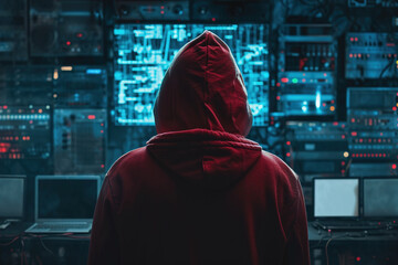 Visuals demonstrating the human element of cybersecurity breaches, tactics used by cybercriminals to deceive individuals. - obrazy, fototapety, plakaty