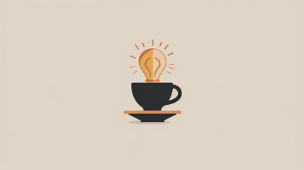 Craft a logo that portrays Concepts Cafe as a creative haven where ideas flow freely and innovation thrives  