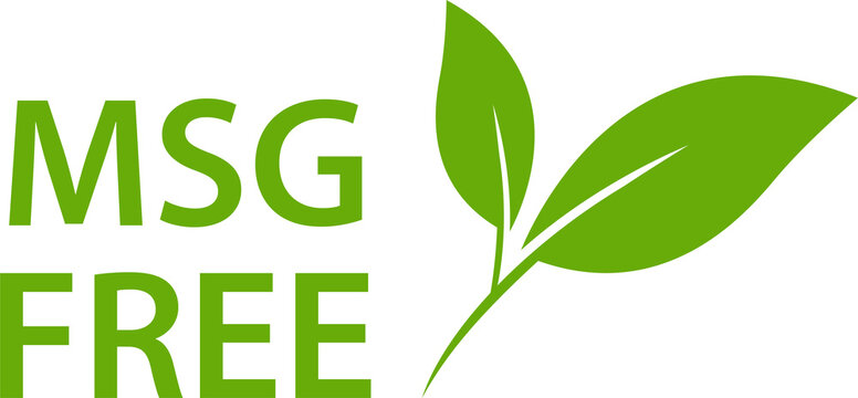 MSG FREE icon. Glutamate no added food package sign for your website design, logo, app, UI.illustration