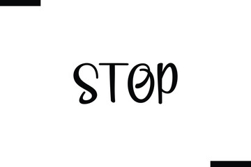  stop food sayings typographic text