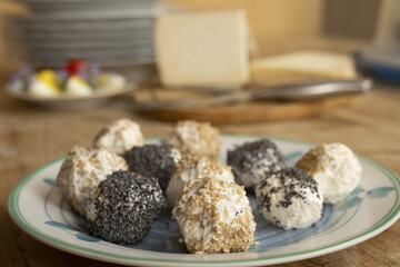 assorted ricotta meatballs