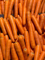 Carrot in the market, Fresh vegetable