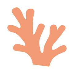 Fototapeta premium Coral Reef Vector Thick Line Filled Colors Icon Design