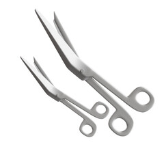 Surgical Instrument Medical Scissor 3D Icon Illustration