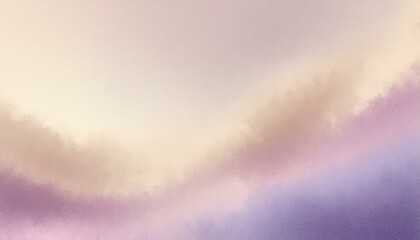 Fototapeta premium Grainy Gradient Pastel: Purple Beige Background Banner