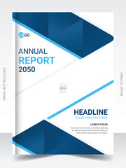 Cover design and annual report cover template A4 size for brochure design, magazine, poster, flyer etc.