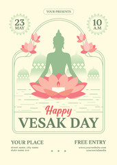 Vesak Day Celebration Flyer
