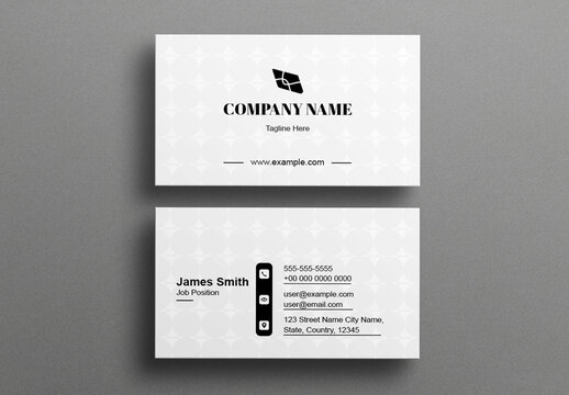 Business Card Tenplate Layout