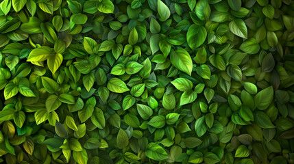 Abstract green leaf texture pattern, nature background