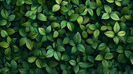 Abstract green leaf texture pattern, nature background