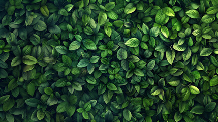 Abstract green leaf texture pattern, nature background