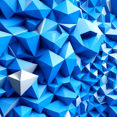 Fototapeta na wymiar abstract blue triangle background