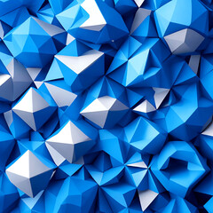 abstract blue triangle background