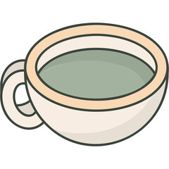 Hot Matcha Tea Sticker
