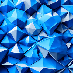 abstract blue triangle background
