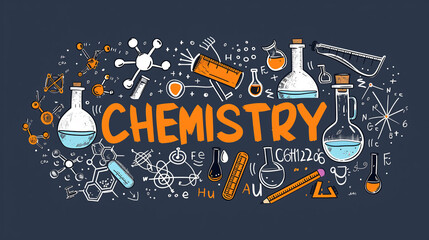 Chemistry Themed Doodle Artwork